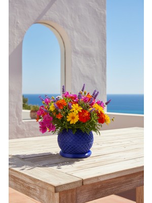 Fılamentim Floranti Geosphere Dekoratif Saksı Modern Seri 150X150X120 mm NO.1033.10.M-03