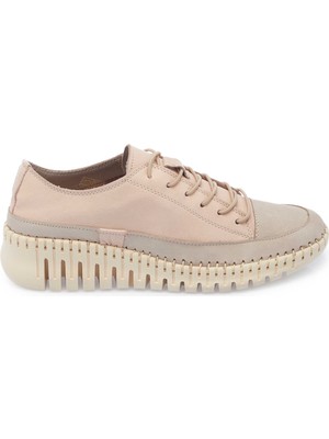 Tergan Pudra Hakiki Deri Kadın Sneaker - K25I1AY68009-A67