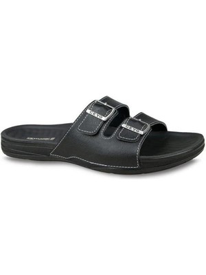 Ceyo Monza-3 Siyah Anatomik Kadın Terlik