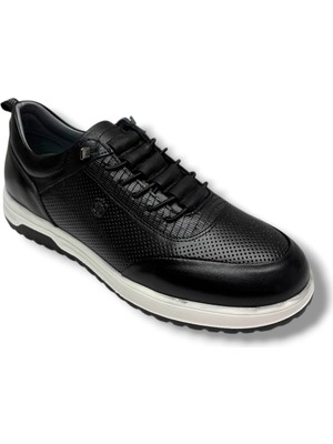 Hidayet Özel 1248-26 Hakiki Baskı Deri Casual Erkek Ayakkabı