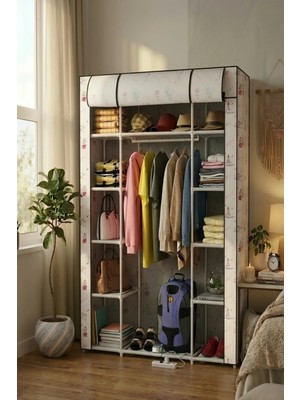 Reyo Teknor Çift Yandan Raflı Bez Dolap Istanbul