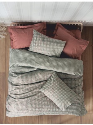 Decostyle Petite Çift Kişilik Nev Takımı Mote Kiremit