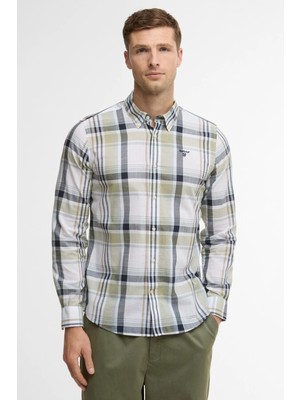 Barbour Kidd Tailored Gömlek GN34 Laurel Green