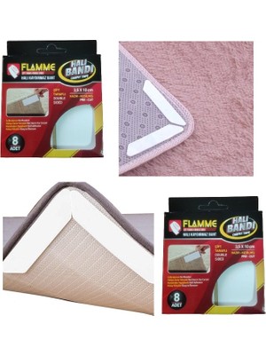 Decostyle Flamme Halı Kaydırmaz Pedler 8 Adet