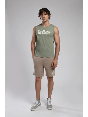 Lee Cooper Dorin Erkek %100 Pamuk Şort Vizon