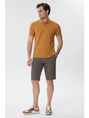 Lee Cooper Dory Erkek Chino Şort Haki