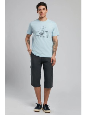 Lee Cooper Man 1 Long Erkek %100 Pamuk Dokuma Bermuda Koyu İndigo