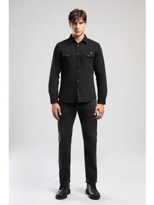 Lee Cooper Worner 2 Erkek Jean Gömlek Denim