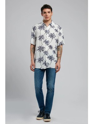 Lee Cooper Taref Erkek Kısa Kol Dokuma Gömlek