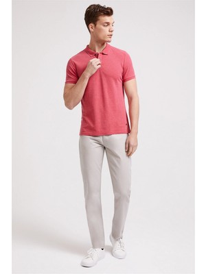 Lee Cooper Miless Erkek Polo Yaka T-Shirt Kırmızı