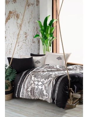 Decostyle Tek Kişilik Saten Nev Takımı Ahiska V1 Siyah