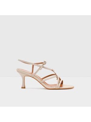 Aldo Casella-Tr Sandalet Yüksek Topuklu Sandalet Abiye Sandalet - Naturel