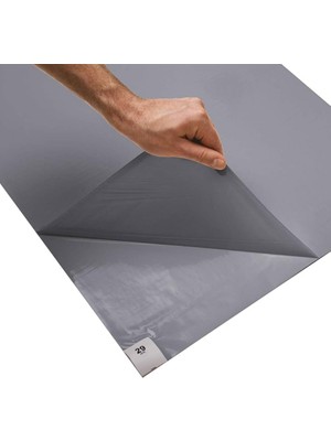 Yapışkanlı Hijyen Paspas 300 Yaprak Gri 45X115