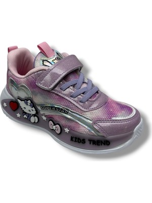 Cakgo Süper Star 010-26 Hello Kitty Anorak Simli Anatomik Kız Çocuk Sneaker 31-35