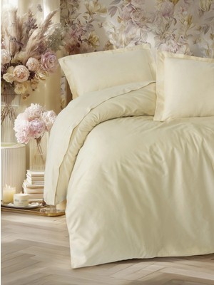 Decostyle Elegant Bej Çift Kişilik Saten Nev Takımı