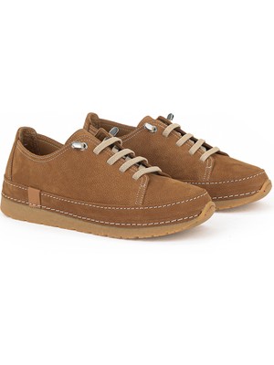 Ziya, Kadın Hakiki Deri Konfor Ayakkabı 1611061ZRC1 Taba