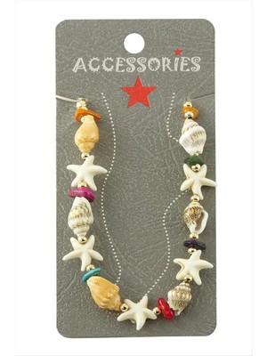 Lowell Home Ieg Deniz Yıldızı Deniz Kabuğu Kırık Doğaltaş Halhal LWLBJT-RSIEG327