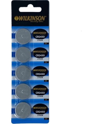 Epilons Wılkınson 2450 3V Lityum Düğme Pil 5'li Paket