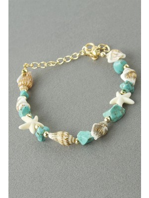 Store Mania Ieg™ Deniz Kabuğu Kırık Doğaltaş Bileklik