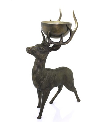 Cngzhn Metal Geyikli Kase 77 cm