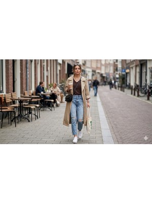 Mila Moja V Yaka T-Shırt