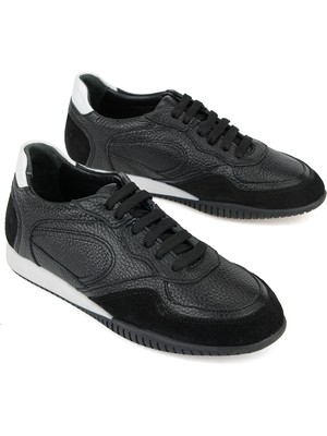 Ziya, Kadın Hakiki Deri Günlük Sneaker 1611022Z2743 Siyah