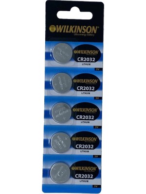 Epilons Wılkınson 2032 3V Lityum Düğme Pil 5'li Paket