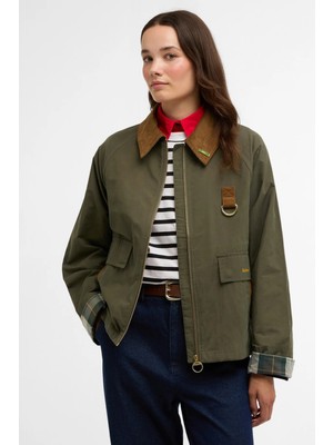 Barbour Icons Spey Showerproof Ceket OL72 Ivy Green/ancient