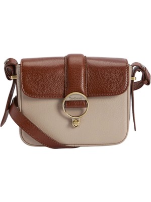 Barbour Mini Rosa Deri Çapraz Çanta BE11 Pebbled Pink/brown