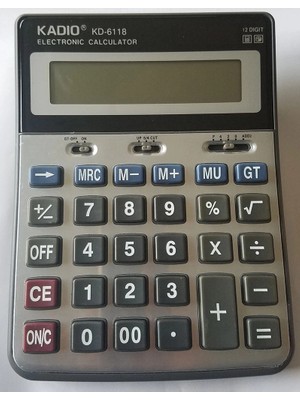 Epilons KD-6118 12 Haneli Büyük Boy Hesap Makinesi