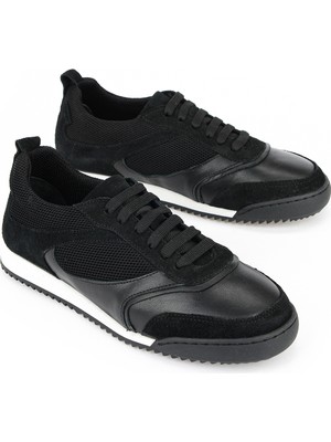 Ziya, Kadın Hakiki Deri Günlük Sneaker 1611022Z2709 Siyah