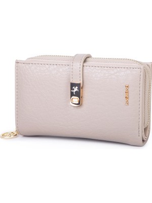 Nas Bag Kadın Orta Boy Kartlık Kağıt Para ve Bozuk Para Tasarımına Sahip Kum Victoria [16X9 Cm]