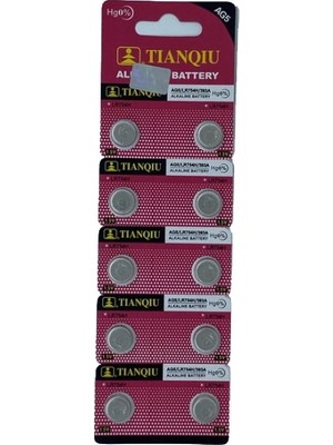 Epilons Tıanqıu Ag5 LR754/393 Alkalin 10'lu Düğme Pil