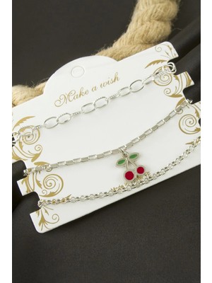 Lowell Home Ieg Kiraz Zincir Bileklik 3 Adet LWLBJT-RSIEG327