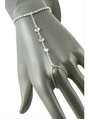 MidasTech Kare Şerit Taşlı Şahmeran Nemere