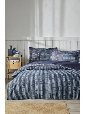 Decostyle Özdilek Maskülen Çift Kişilik Nev Takımı Modra Mavi
