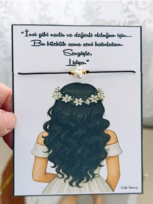GHL Story İsme Özel Şans Bilekliği Söz Nişan Nikah Kına Hediyesi 10 Adet