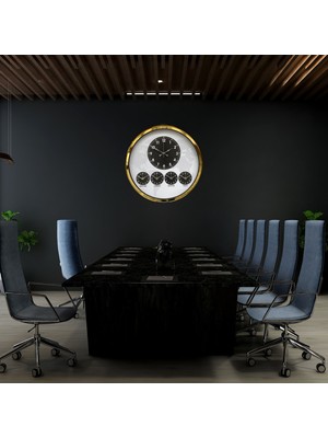 Hobilinka Gold Modern 52 cm Dünya Saati