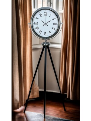 Hobilinka Krom Asalet Tripod Ayaklı Saat