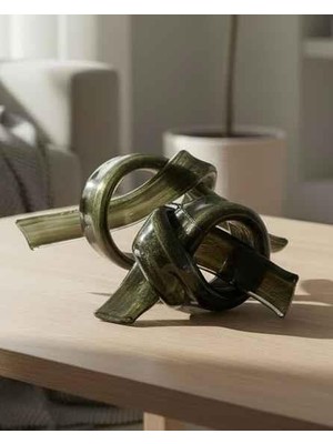 Rossev Düğüm Obje Kristal Cam 2'li Atlantis