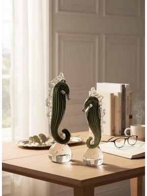 Rossev Deniz Atı Kristal Cam 2'li Atlantis