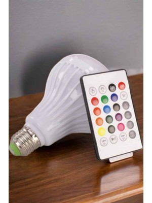 Hobilinka Kablosuz Bluetooth Hoparlör LED Lamba