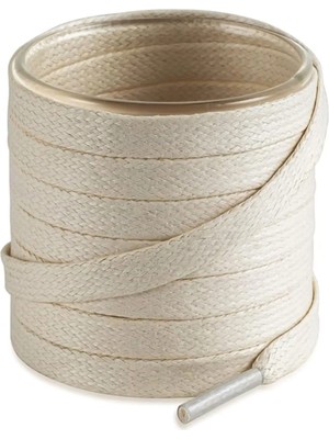 Foottab 70 cm Yassı Mumlu Bağcık,  Spor Klasik Ayakkabı Bağcığı Ipi, 1 Çift