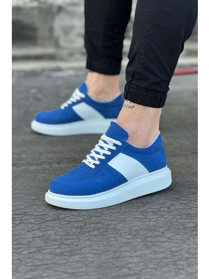 Decostyle Mavi Süet Erkek Casual Ayakkabı