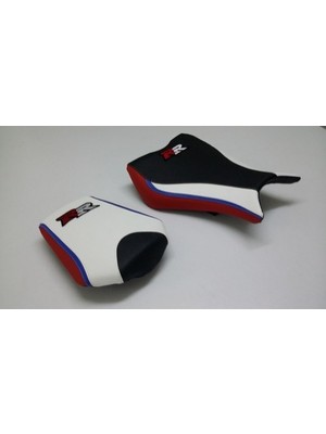 Dot Cycle Honda CBR 1000 RR Siyah/Beyaz/Kırmızı/Mavi 2008/2014 Modellere Uyumlu Gerçek Deri Koltuk Kılıfı Takımı