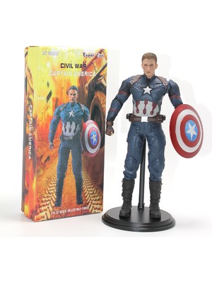 Hobilinka Civil War Kaptan Amerika Figürü