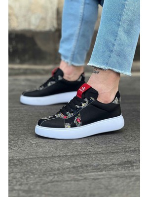 Decostyle Siyah Kurukafa Erkek Casual Ayakkabı