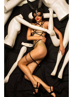 Hobilinka Özel Bölgesi Açık Fantezi Deri Iç Giyim - 258