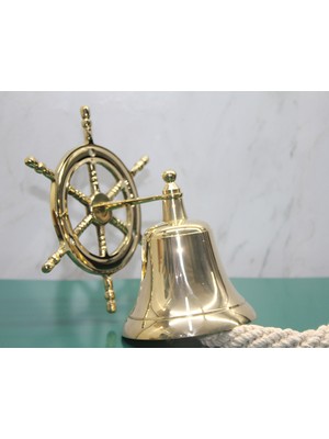 Hobilinka Dümenli Pirinç Duvara Asmalı Çan