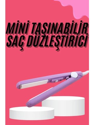 Hobilinka Saç Düzleştirici Pürüzsüz Parlaklık Seyahat Tipi Taşınabilir Seramik Kaplama